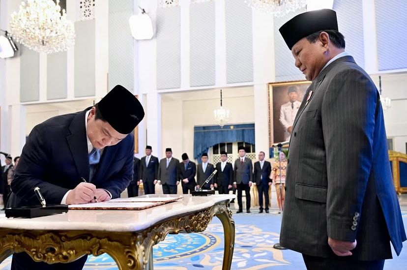 Dilantik Jadi Menpora Baru, Ini Tugas Berat Erick Thohir 