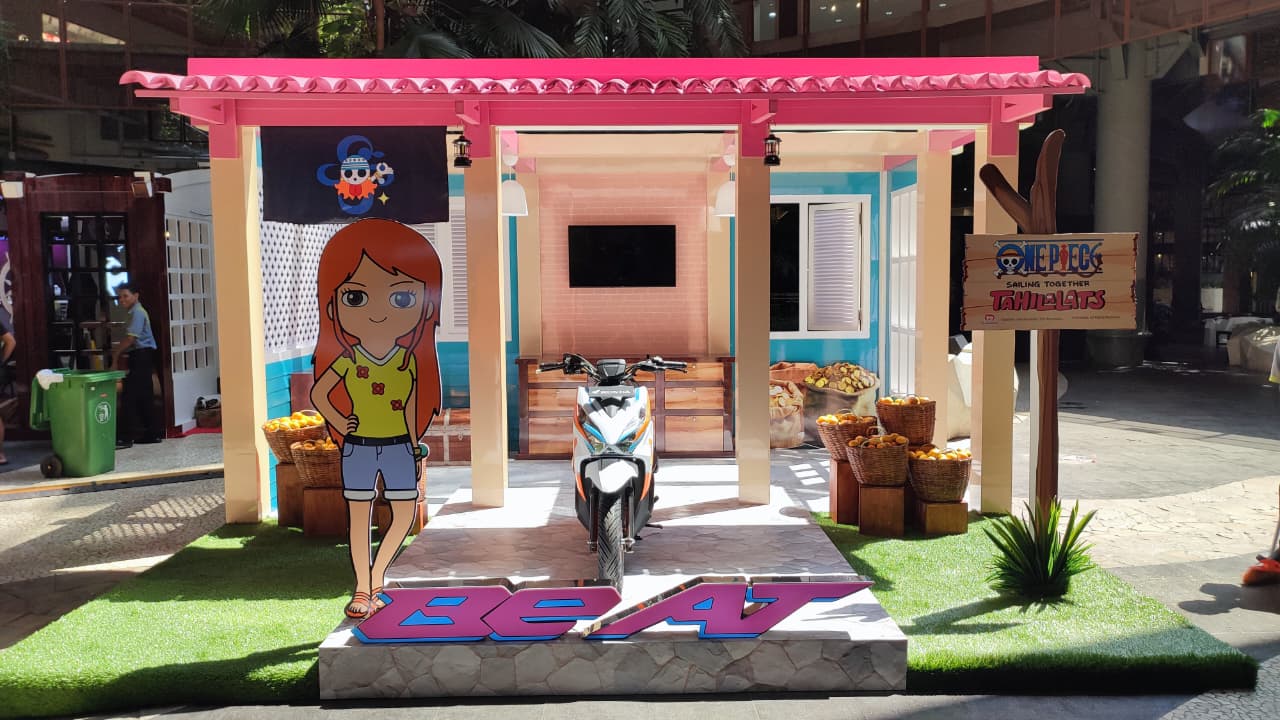Honda BeAT Kolaborasi One Piece dan Tahilalats Ramaikan Nipah Park Makassar