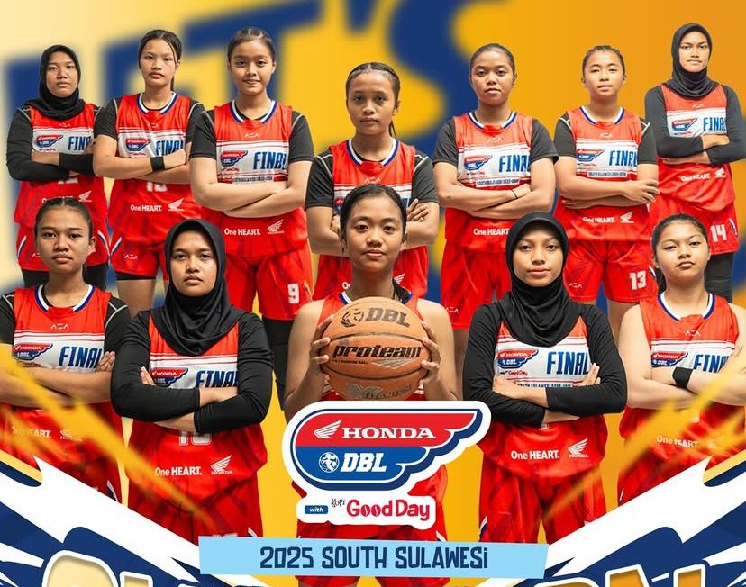 Srikandi SMAN 11 Makassar Keluar Sebagai Juara Honda DBL Sulsel 2025