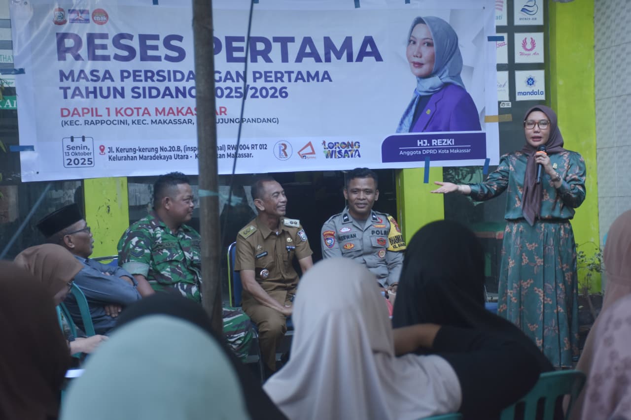 Anggota DPRD Makassar, Rezki, Gelar Reses Pertama Masa Sidang Pertama Tahun Sidang 2025/2026