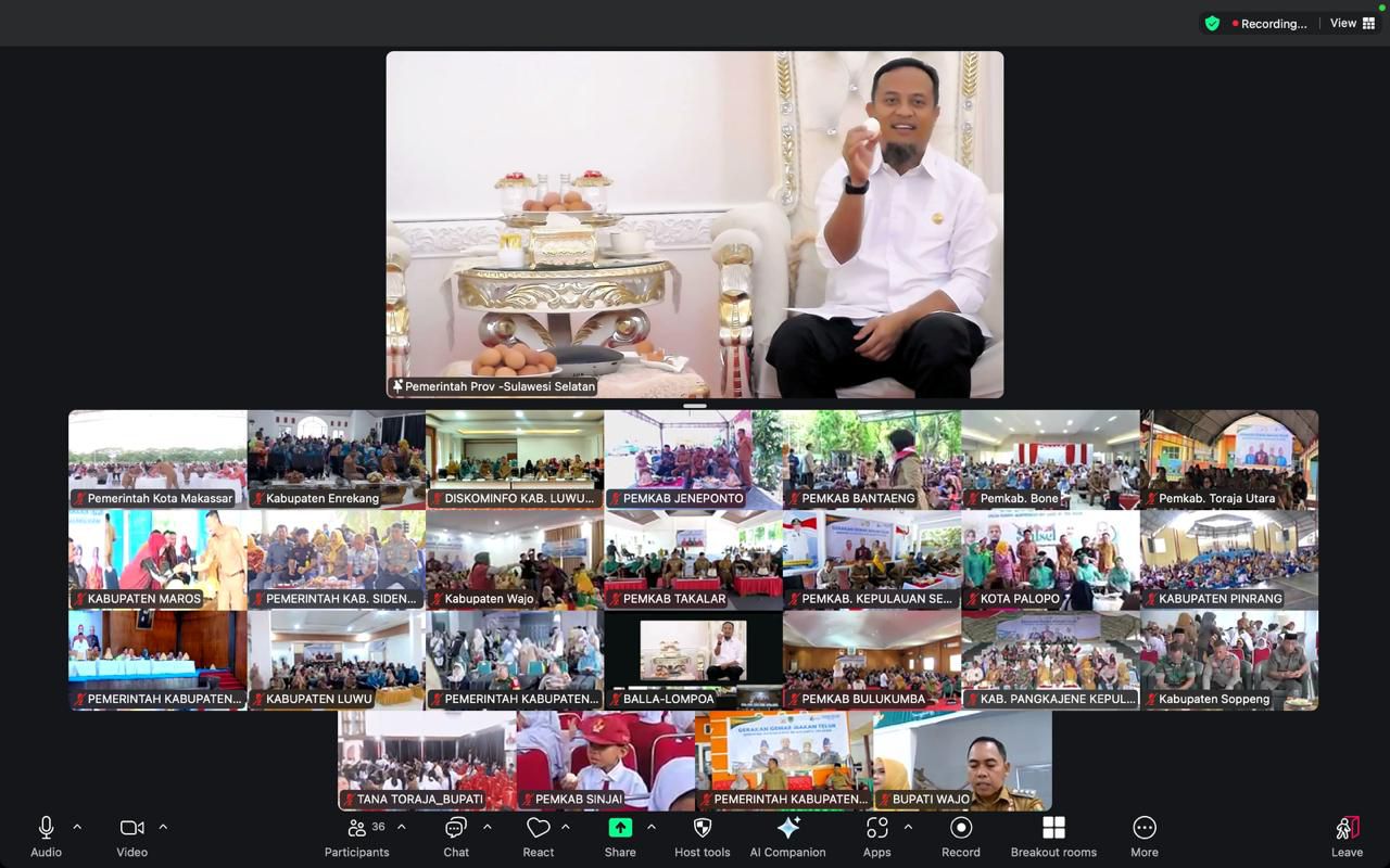 Gubernur Sulsel Ajak Masyarakat Perbaiki Gizi Lewat Gerakan Makan Telur