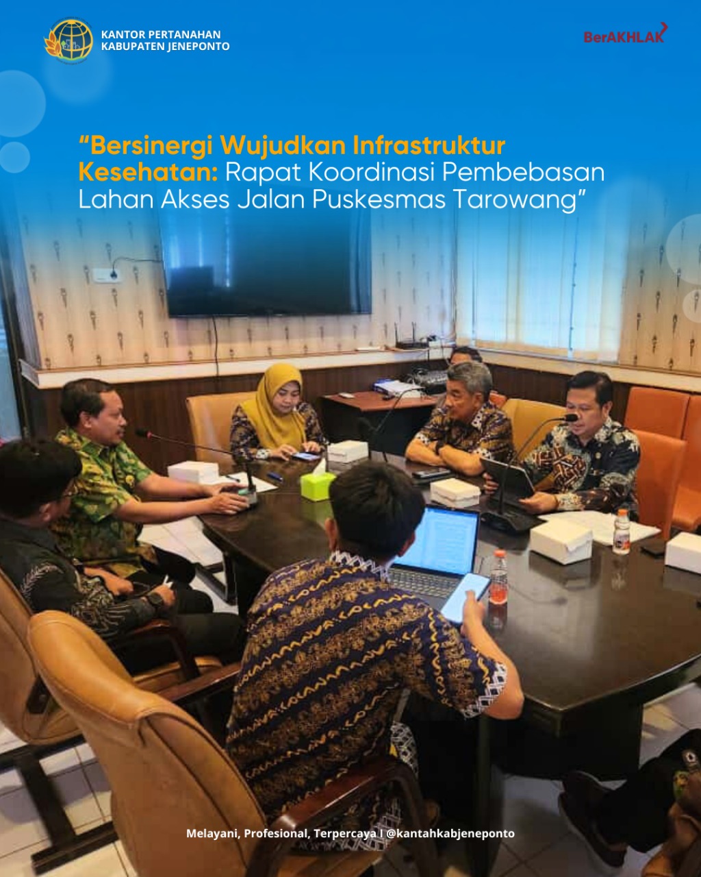 Sinergi Lintas Sektor untuk Akses Pelayanan Kesehatan, Digelar Rakor Pembebasan Lahan Puskesmas Tarowang