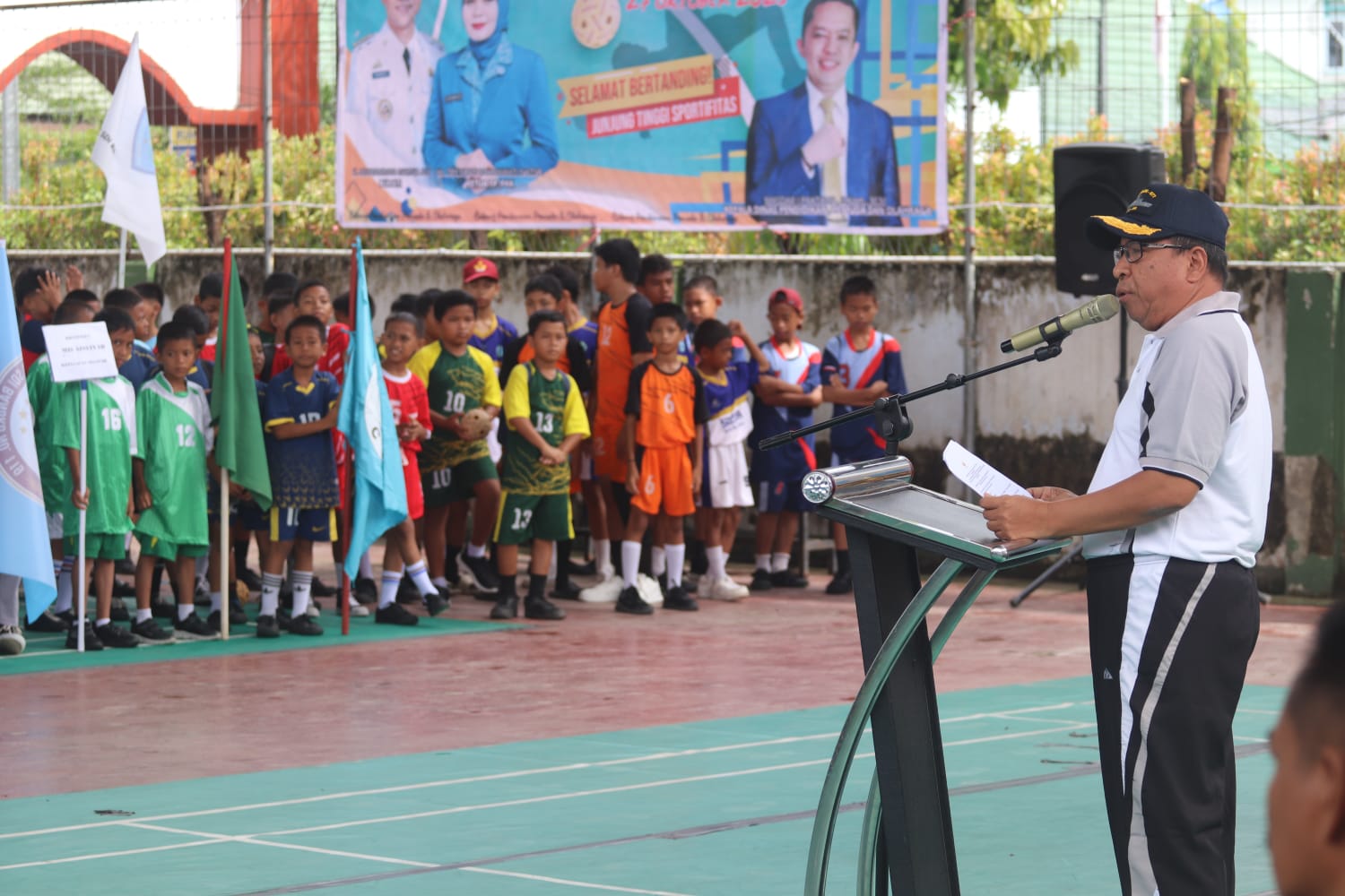 Wabup Selayar Buka Turnamen Sepak Takraw Pelajar, Perebutkan Piala Bupati dan Ketua TP PKK
