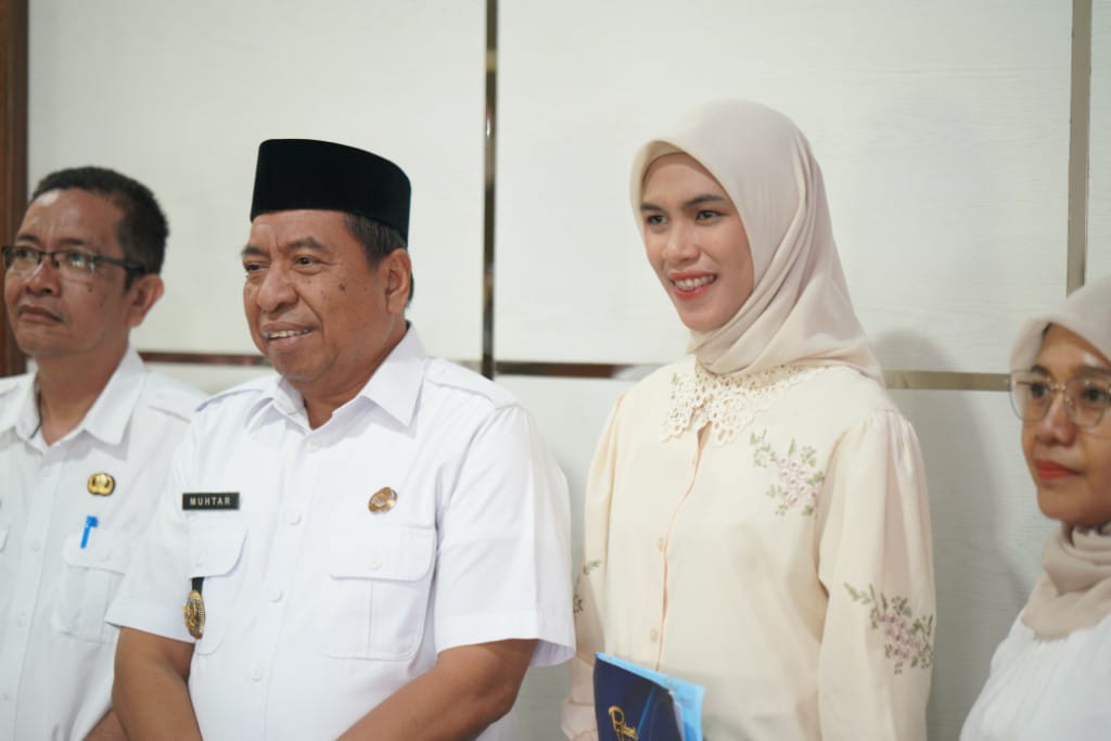 Wakil Bupati Kepulauan Selayar, Muntar, M.M., Menerima Kunjungan Salah Satu Finalis Puteri Indonesia Sulawesi Selatan 2026, Selvi Andriani