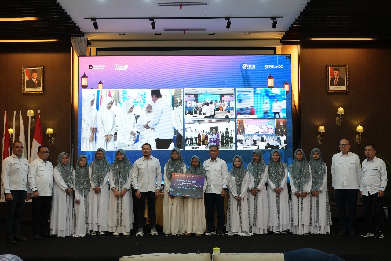 1.150 Anak Yatim Terima Santunan di Momen Hari Pelindo 2025
