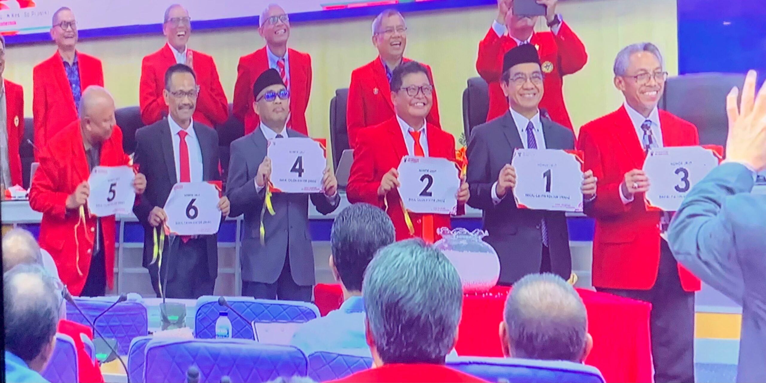 6 Bacalon Rektor Unhas 2026-2030 Undi Nomor Urut, Petahana Prof JJ 1