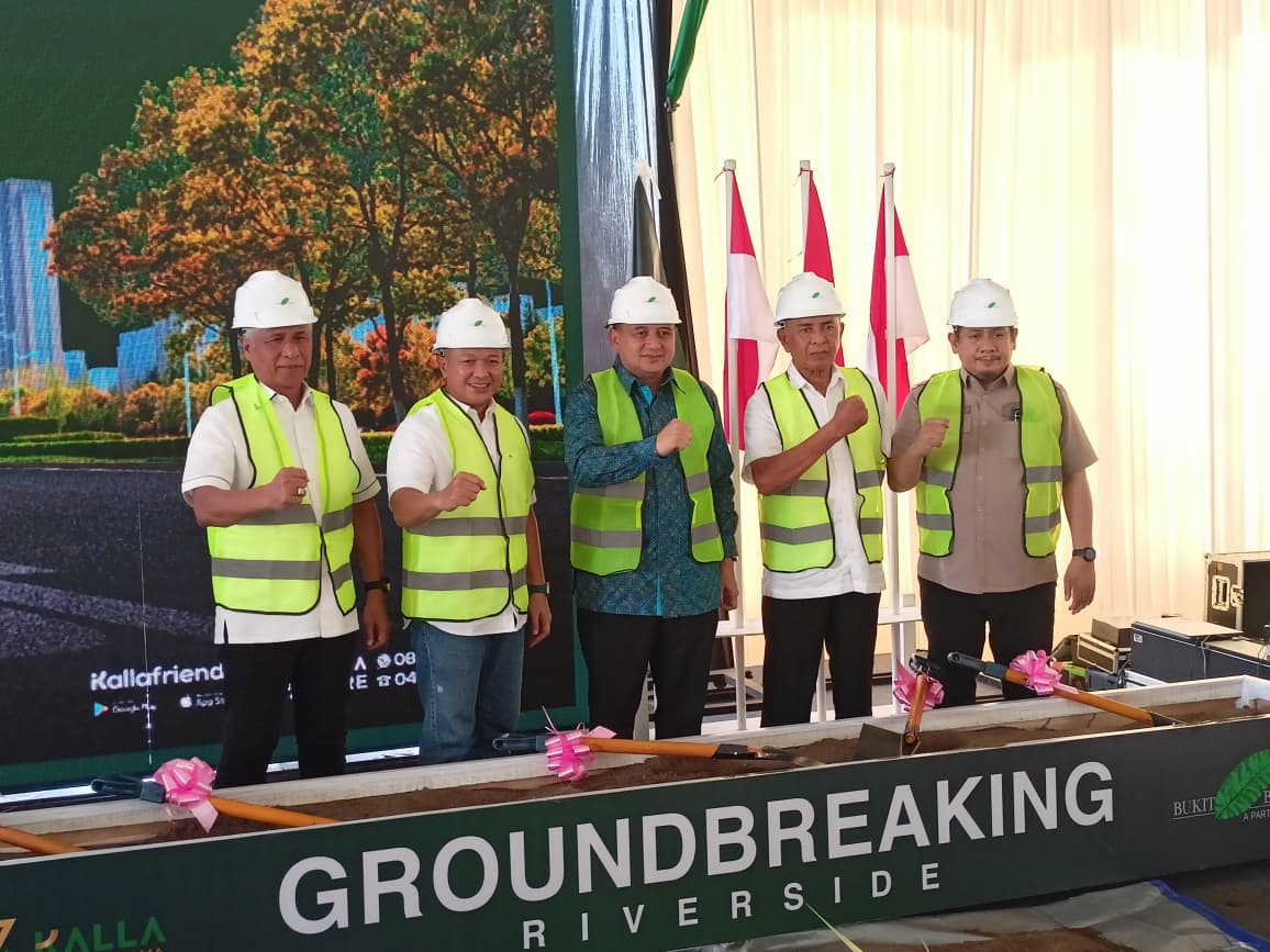 Bukit Baruga Groundbreaking Jalur Riverside Sepanjang 3,8 Km untuk Dukung Mobilitas dan Ekonomi Warga