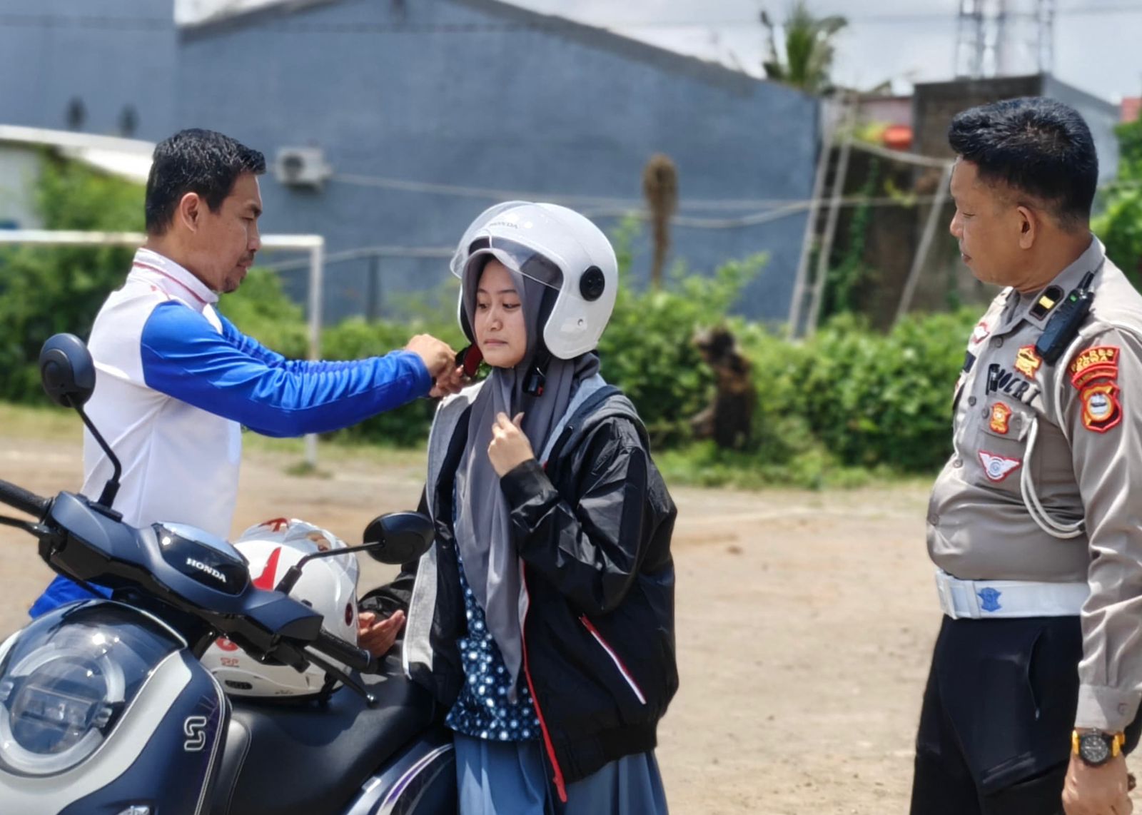 Asmo Sulsel dan Polres Gowa Kolaborasi Edukasi Safety Riding untuk Pelajar Madrasah