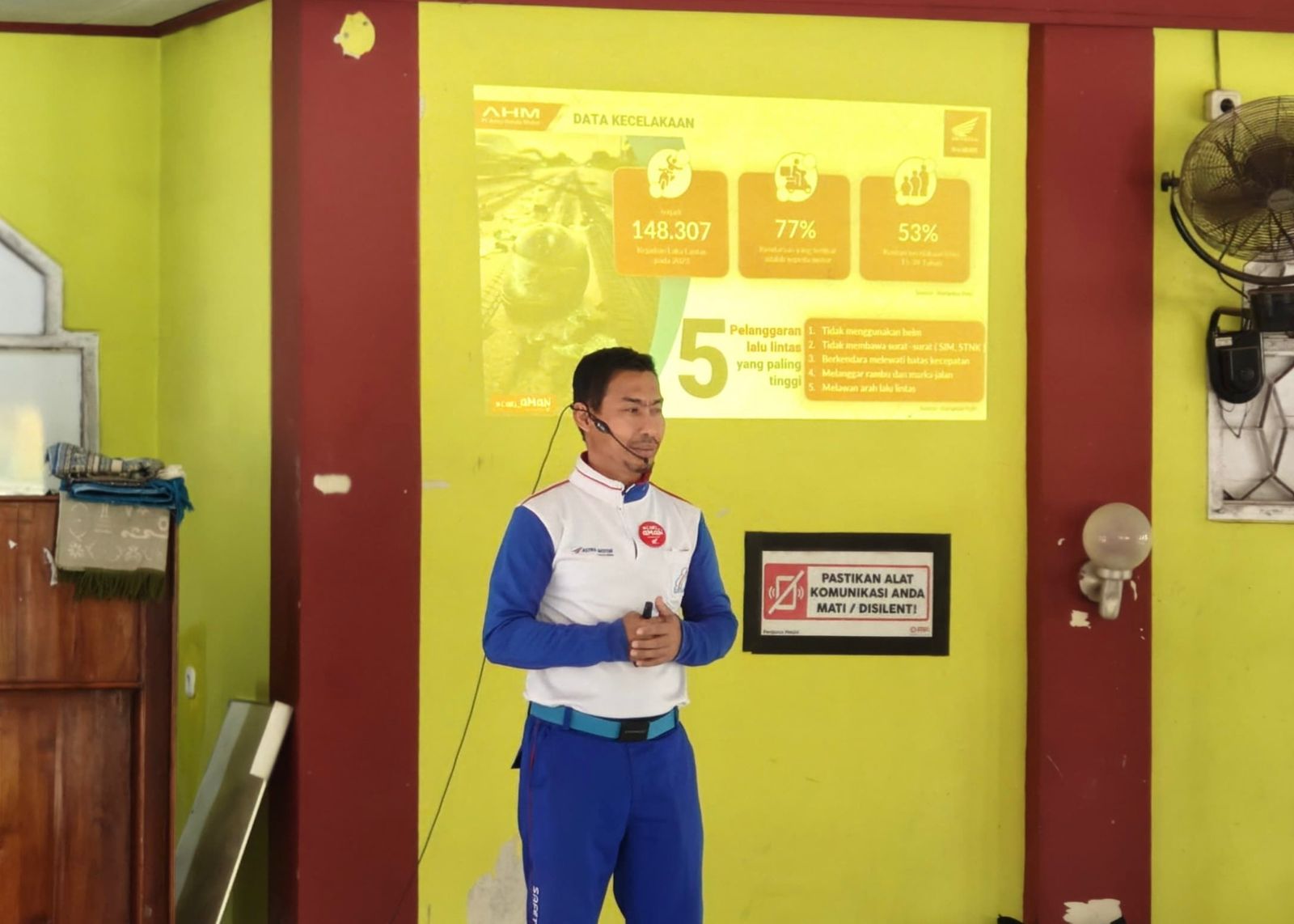 Asmo Sulsel Tanamkan Pentingnya Keselamatan Berkendara Sejak Bangku Sekolah