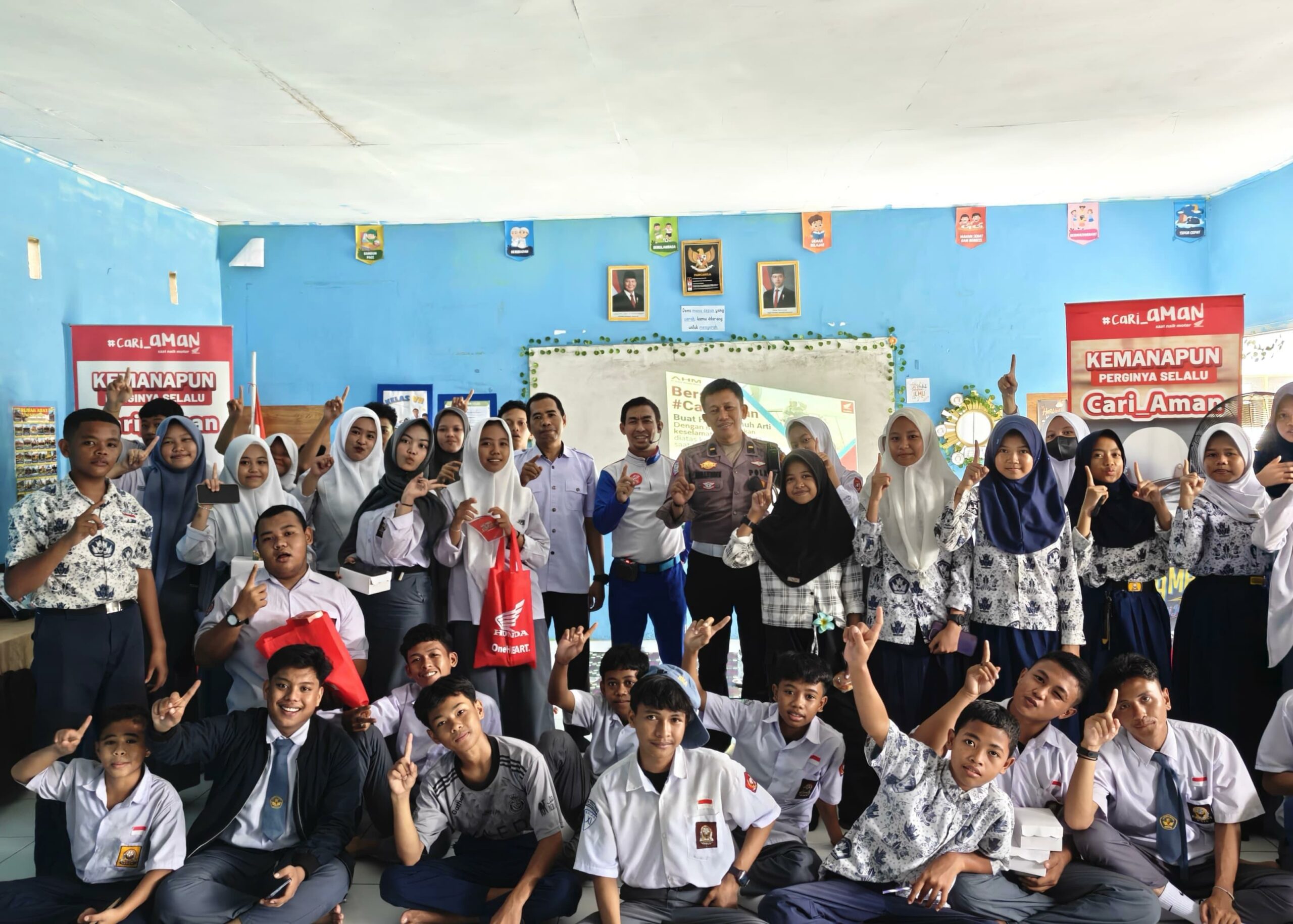 Asmo Sulsel Ajak Siswa SMA Batara Gowa Peduli Keselamatan Berkendara