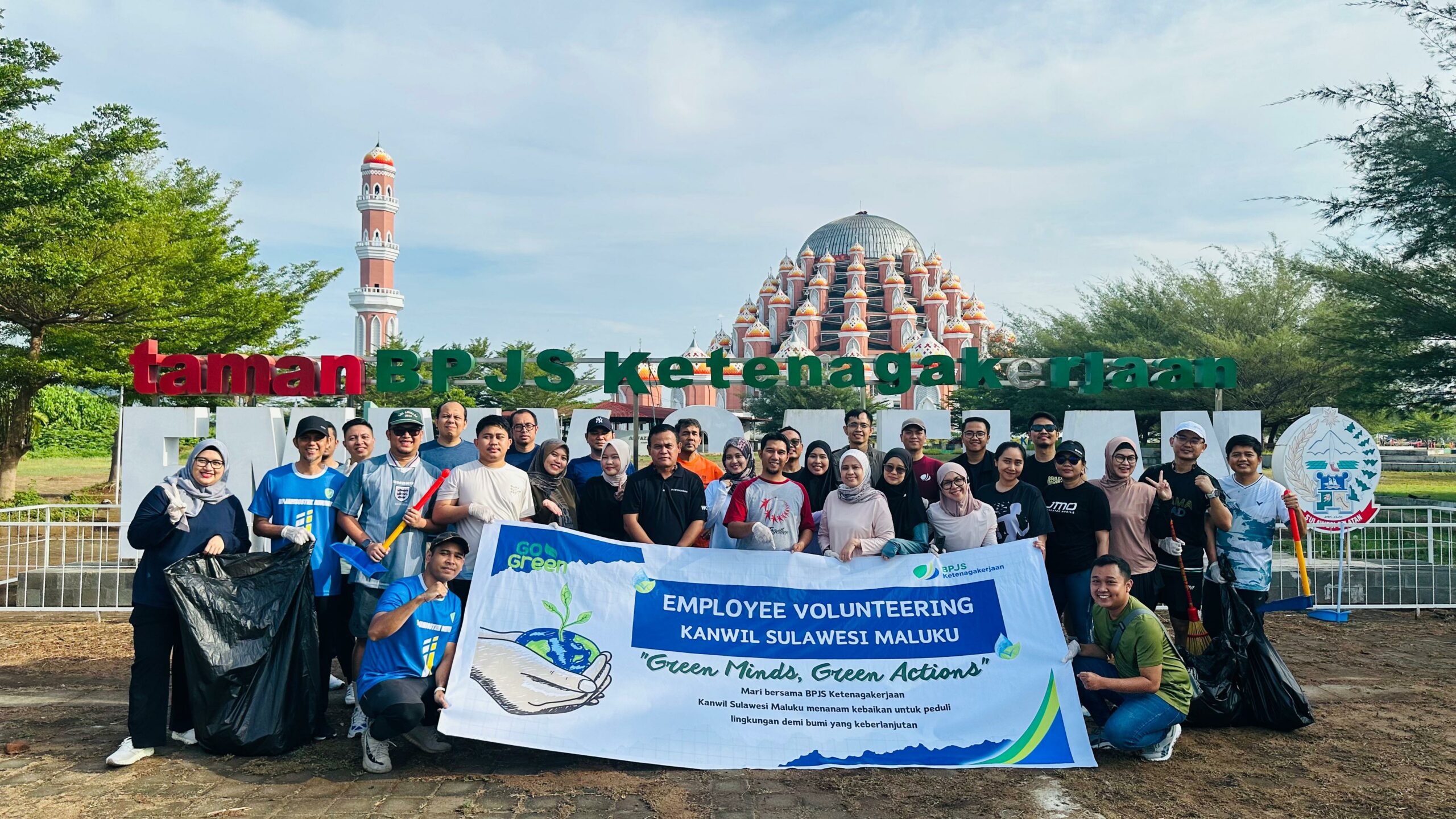 BPJS Ketenagakerjaan Sulawesi Maluku Galakkan Aksi Peduli Lingkungan di CPI Makassar