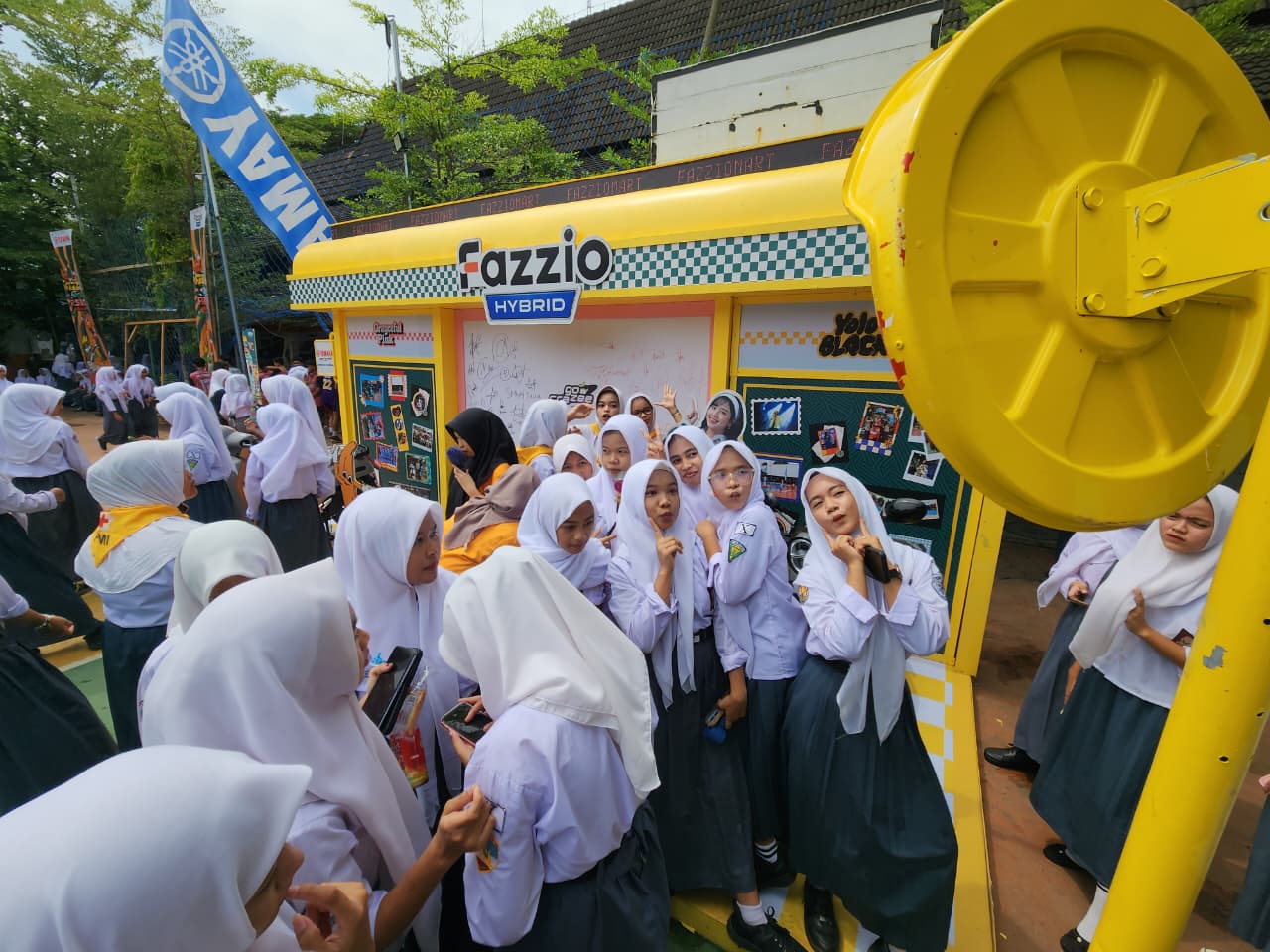 Yamaha SJAM Lanjutkan Roadshow Fazzio Youth Festival di SMKN 4 Gowa