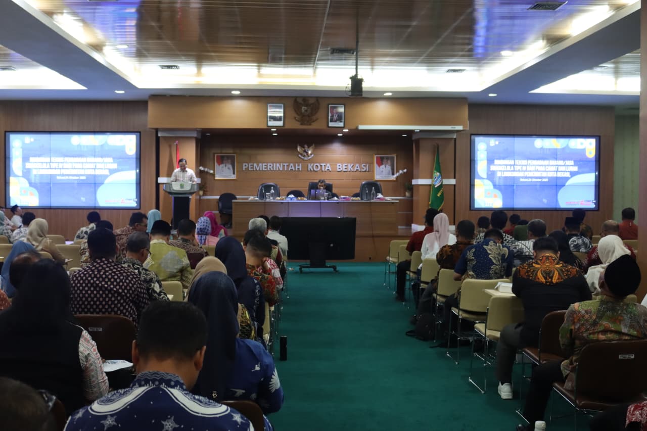Inspektorat Kota Bekasi Gelar Bimtek Swakelola Tipe IV untuk Camat dan Lurah