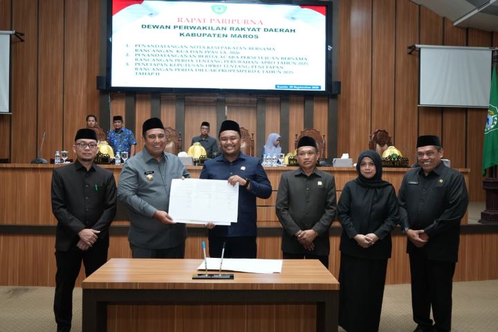 pengesahan apbd perubahan maros