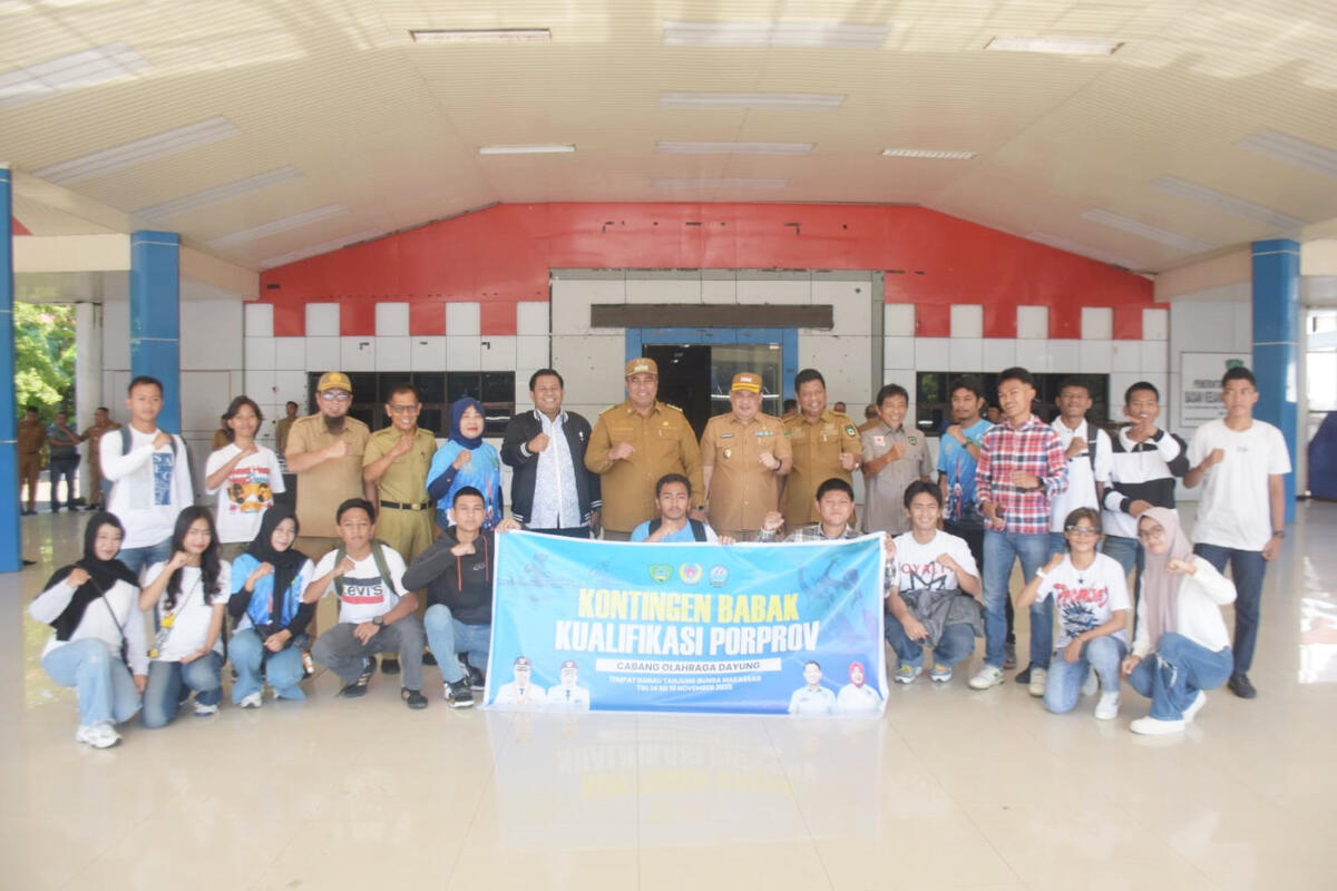 Bupati Maros Lepas Atlet Dayung Menuju Pra Porprov XVII di Makassar