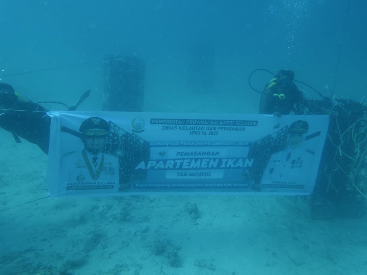 Gubernur Andi Sudirman Kembali Gencarkan Program ‘Apartemen Ikan’ di Pesisir Sulsel