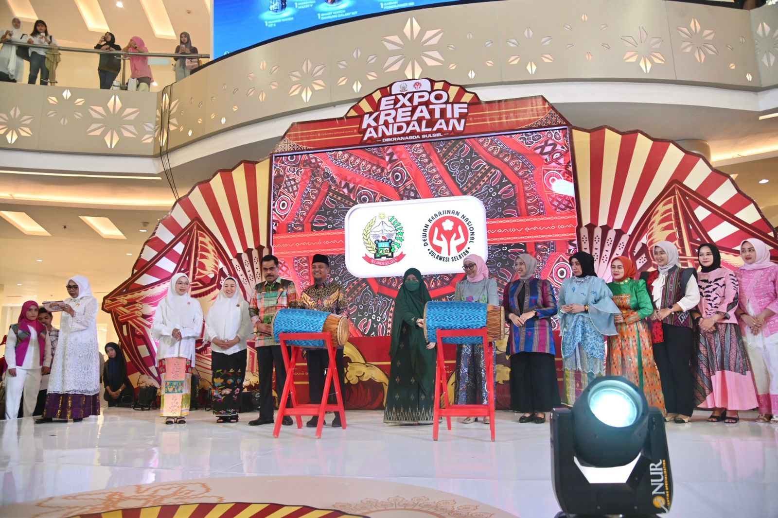 Expo Kreatif Andalan 2025 Resmi Dibuka, Sulsel Pamerkan Kekuatan Wastra dan Kriya