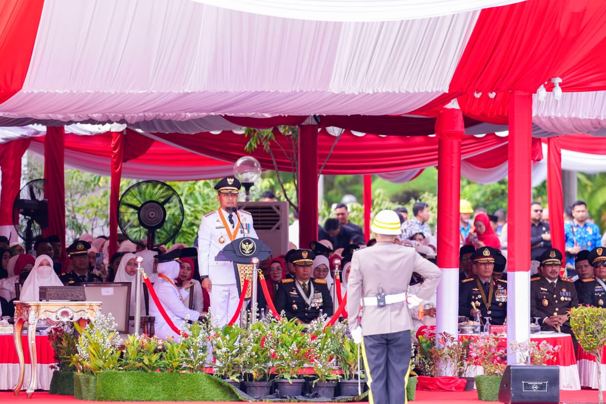 Gubernur Sulsel Irup HUT RI ke-80, Tekankan Momentum Pemulihan Ekonomi