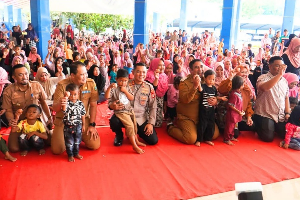Pemkab Maros Gelar Gerakan Gemar Makan Telur (GMT)
