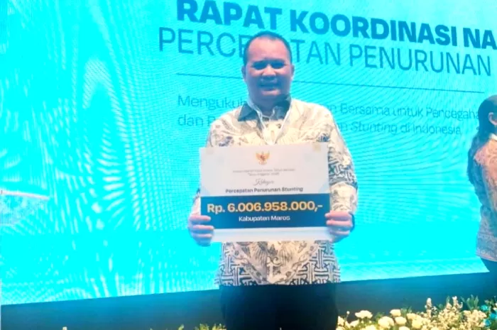 Pemkab Maros Terima Dana Insentif Fiskal Rp6 Miliar untuk Penanganan Stunting