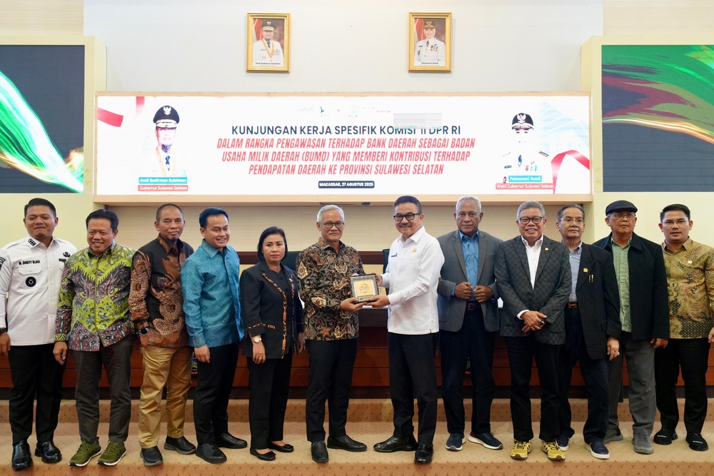 Pemprov Sulsel Terima Kunjungan Komisi II DPR RI untuk Pengawasan BUMD