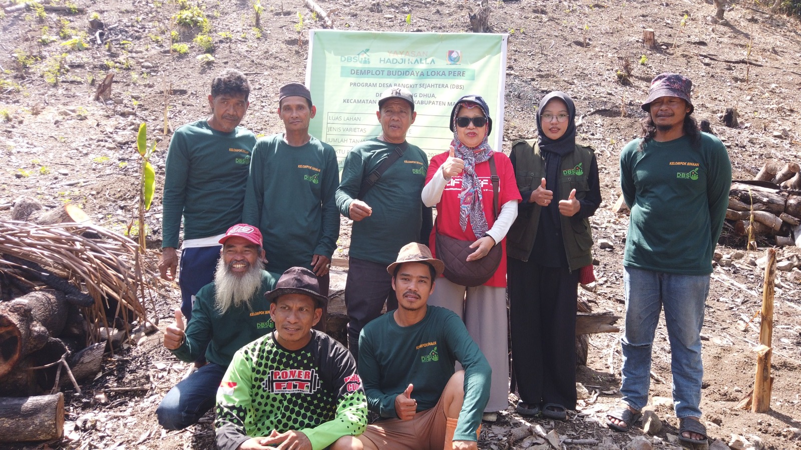 LAZ Hadji Kalla Bina Petani Majene Kembangkan Loka Pere Jadi Komoditas Unggulan Daerah
