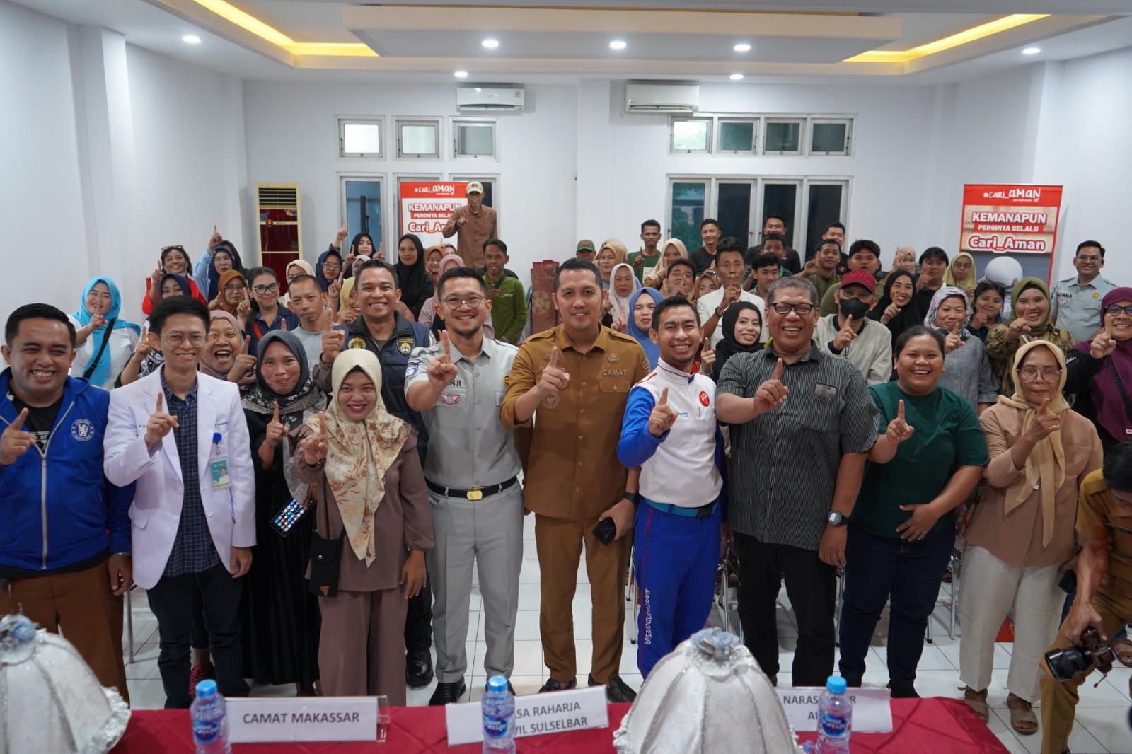 Edukasi Keselamatan Berkendara Sentuh Level Kecamatan, Warga Makassar Antusias Ikuti Program