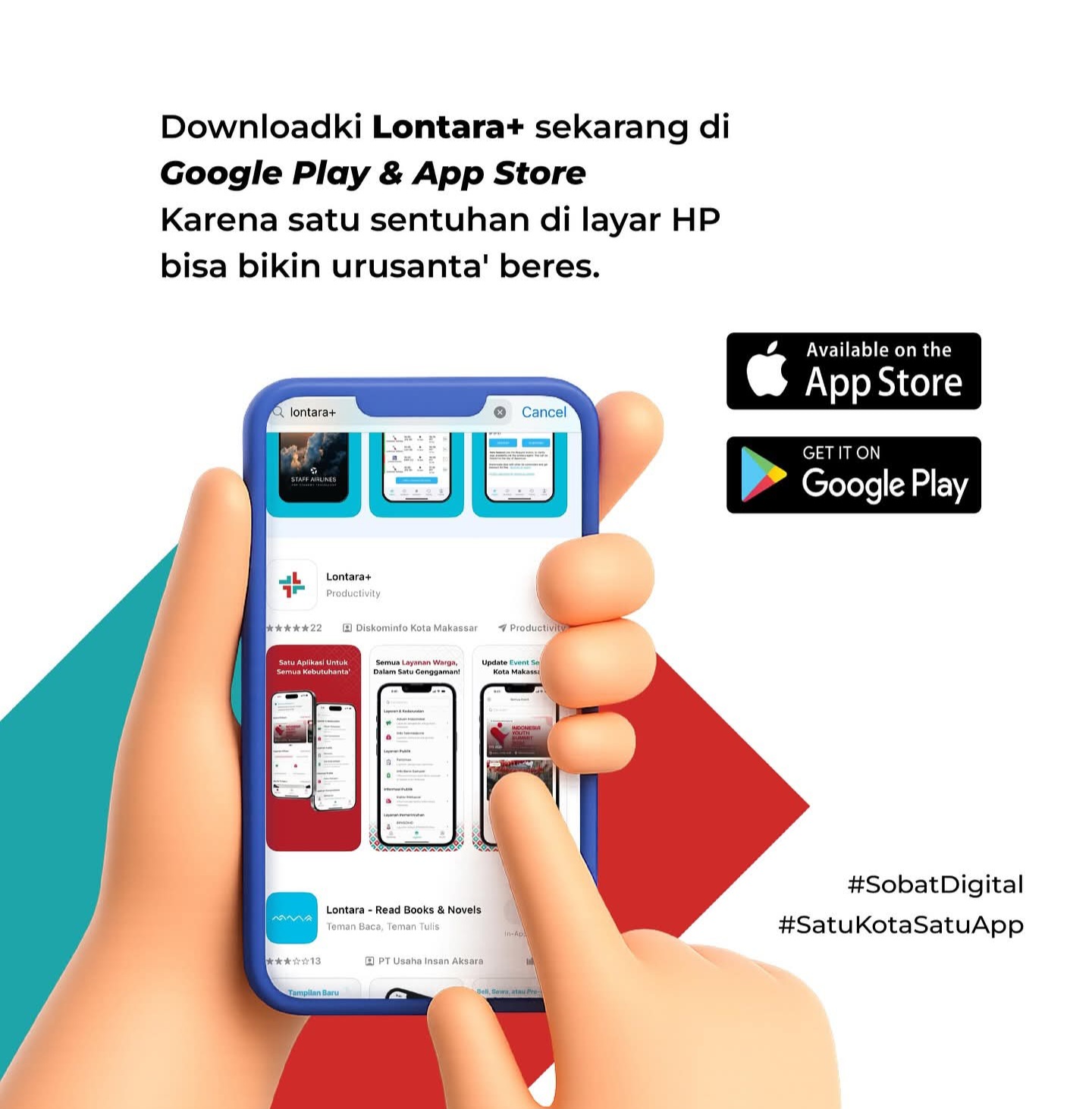 Diskominfo Kota Makassar Resmi Mengumumkan Peluncuran Aplikasi Lontara+