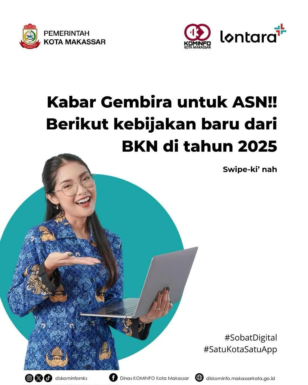 Diskominfo Makassar Umumkan Info Kebijakan Baru BKN Permudah ASN
