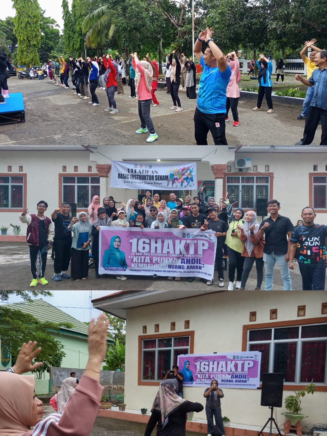 Sinergi Olahraga dan Kesadaran Sosial, Pelatihan Basic Instruktur Senam di Tamalatea Sebagai Dukungan bagi Gerakan 16 HAKTP