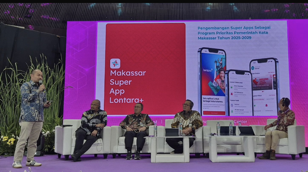 Kepala Dinas Komunikasi dan Informatika (Diskominfo) Kota Makassar, Muhammad Roem, Kenalkan Lontara+ di Ajang DTI CX 2025