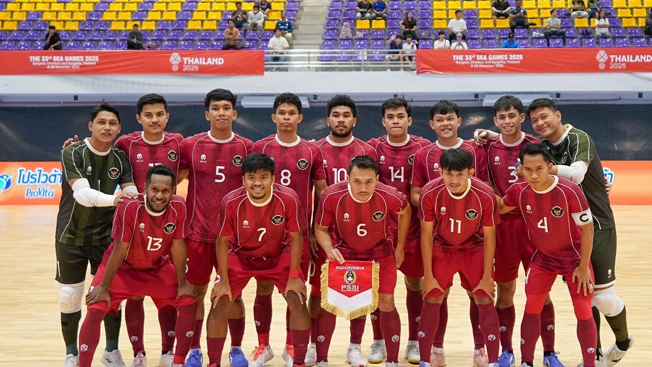 SEA Games 2025: Timnas Futsal Indonesia Hancurkan Thailand 6-1