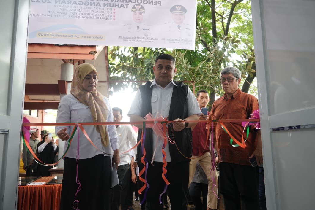 Wali Kota Makassar Resmikan Sistem Penyediaan Air Minum (SPAM)–Pengolahan Air Siap Minum Untia (ARSINUM)
