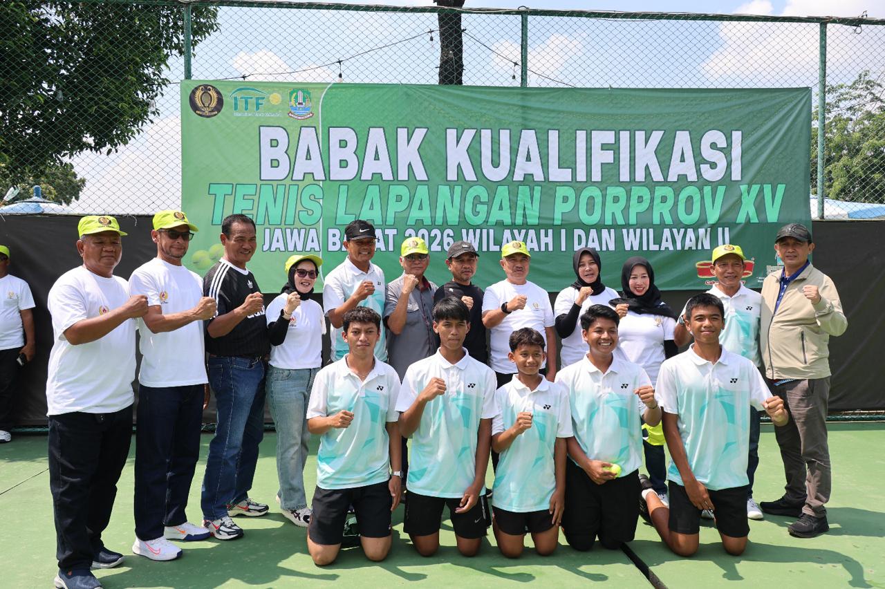Wawali Bekasi Resmi Buka Kualifikasi Porprov XV Jabar Cabor Tenis