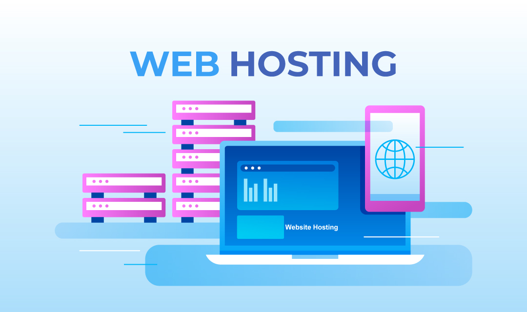 Ilustrasi Web Hosting