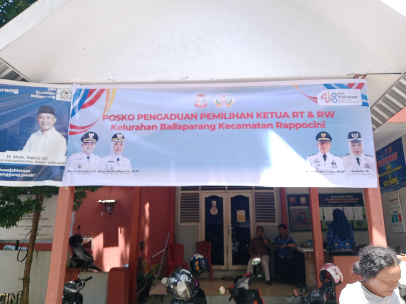 Lurah Balla Parang Pantau Aksi Pembersihan Lokasi TPS Liar yang Disulap Menjadi Taman