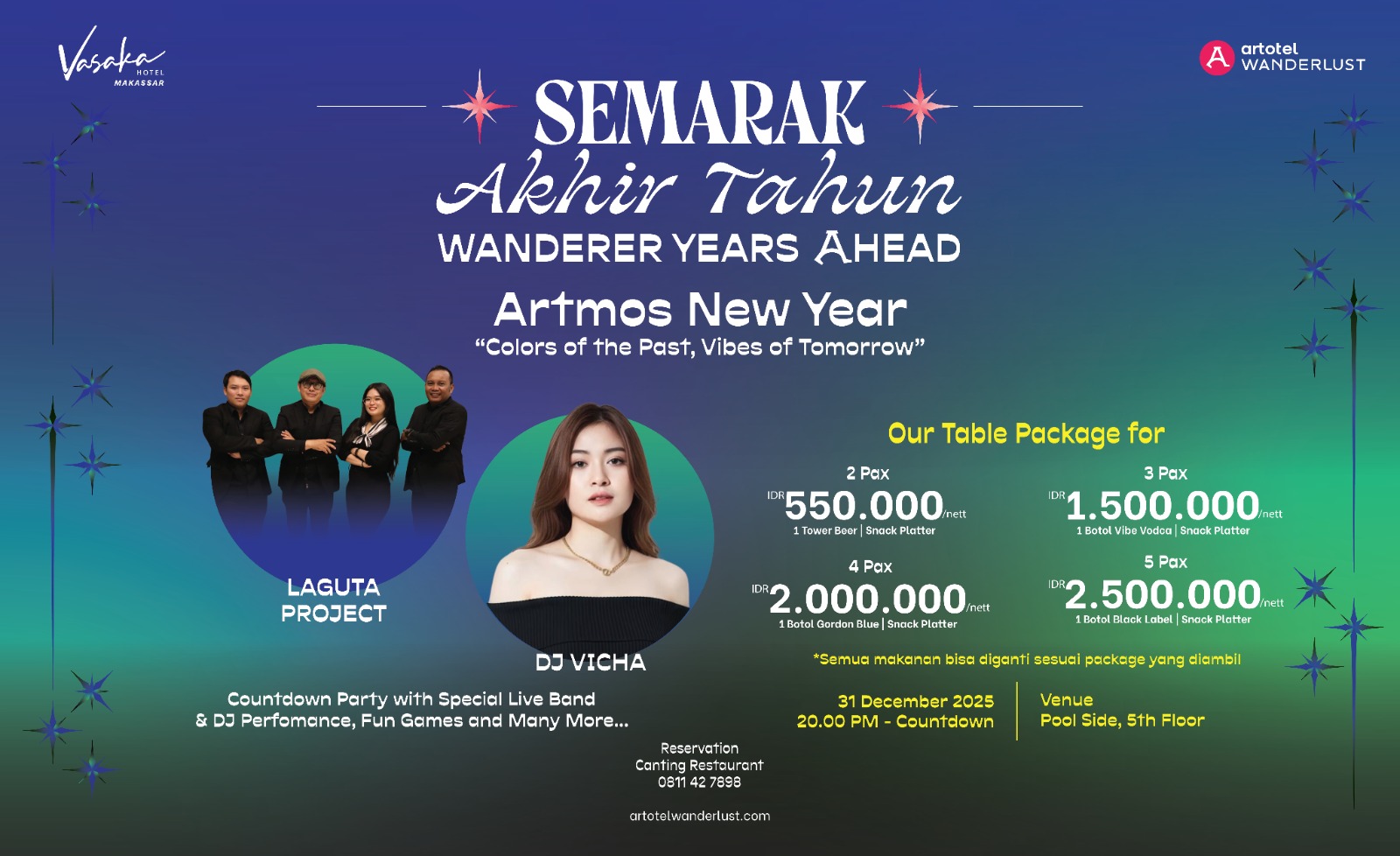 Vasaka Hotel Makassar Tawarkan Paket Tahun Baru Eksklusif Mulai Rp550 Ribu