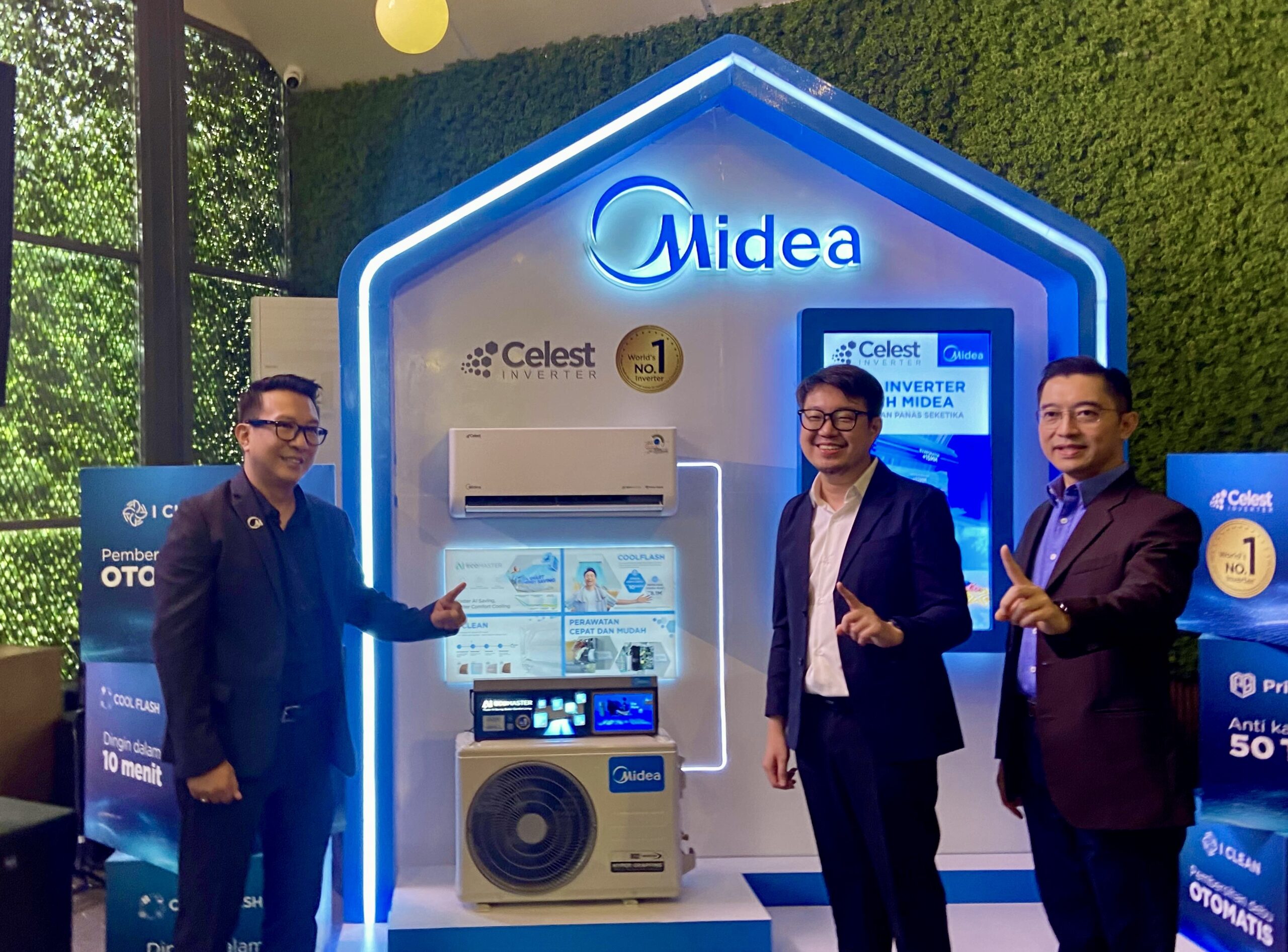 Midea Luncurkan AC Celest Inverter Berteknologi AI di Makassar, Pertama di Kelasnya
