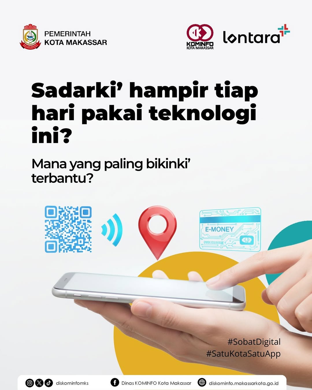 Diskominfo Makassar Ingatkan Warga Manfaatkan Teknologi Digital Sehari-hari