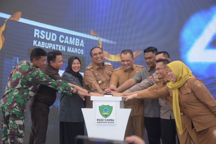 Bupati Maros Chaidir Syam Tepati Janji Politik, RSUD Camba Mulai Beroperasi