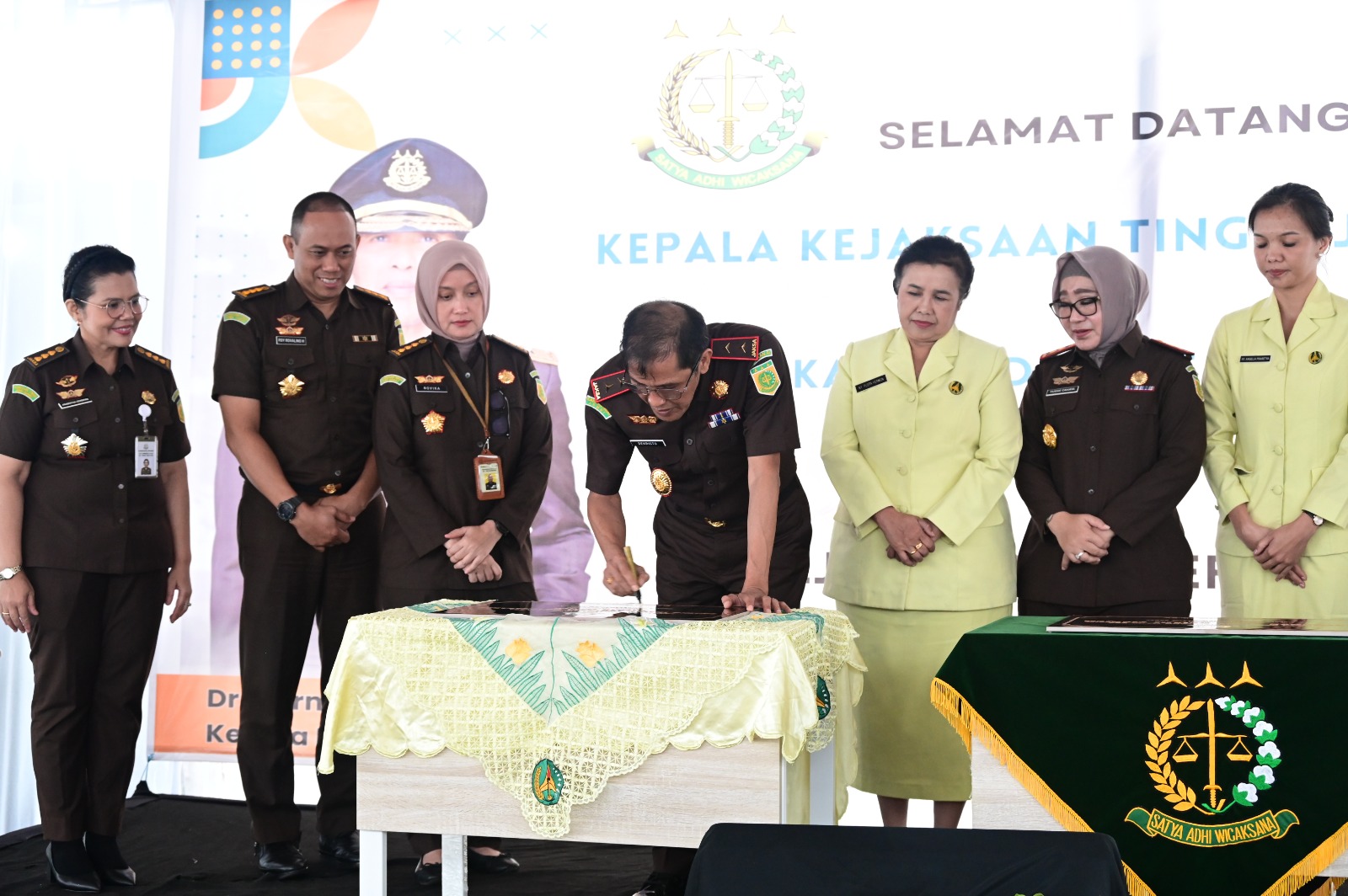 Kajati Jabar Resmikan Gedung IAD dan Lapangan Tenis Kejari Cianjur