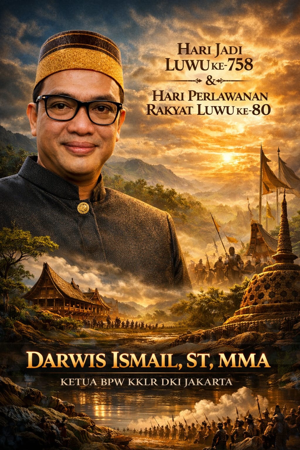 Ketua BPW KKLR DKI Jakarta, Darwis Ismail, ST, MMA