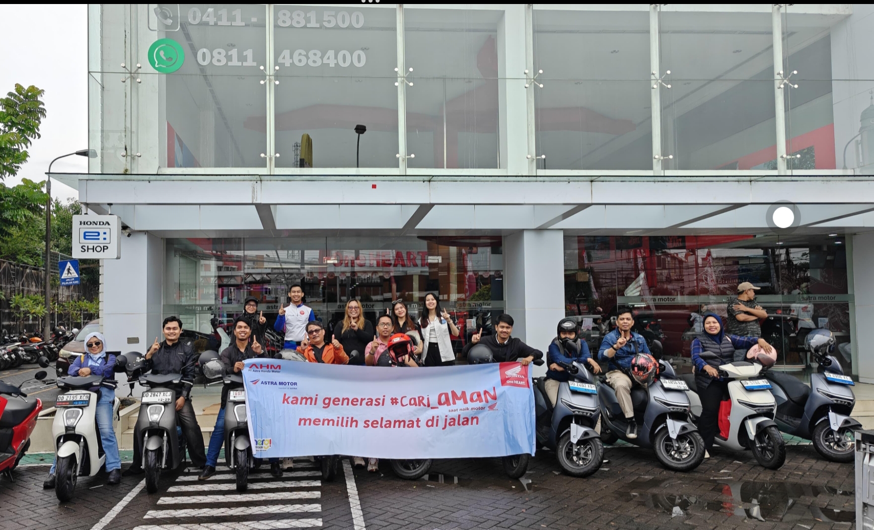 Asmo Sulsel Ajak Jurnalis Makassar Jajal Honda EV dalam Rolling City Ramah Lingkungan