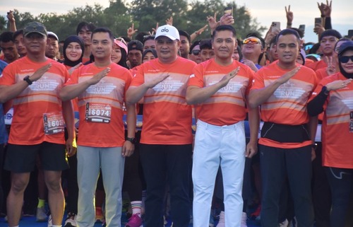 Wakil Bupati Maros, Andi Muetazim Mansyur, Resmi Buka Air Force Run 2025