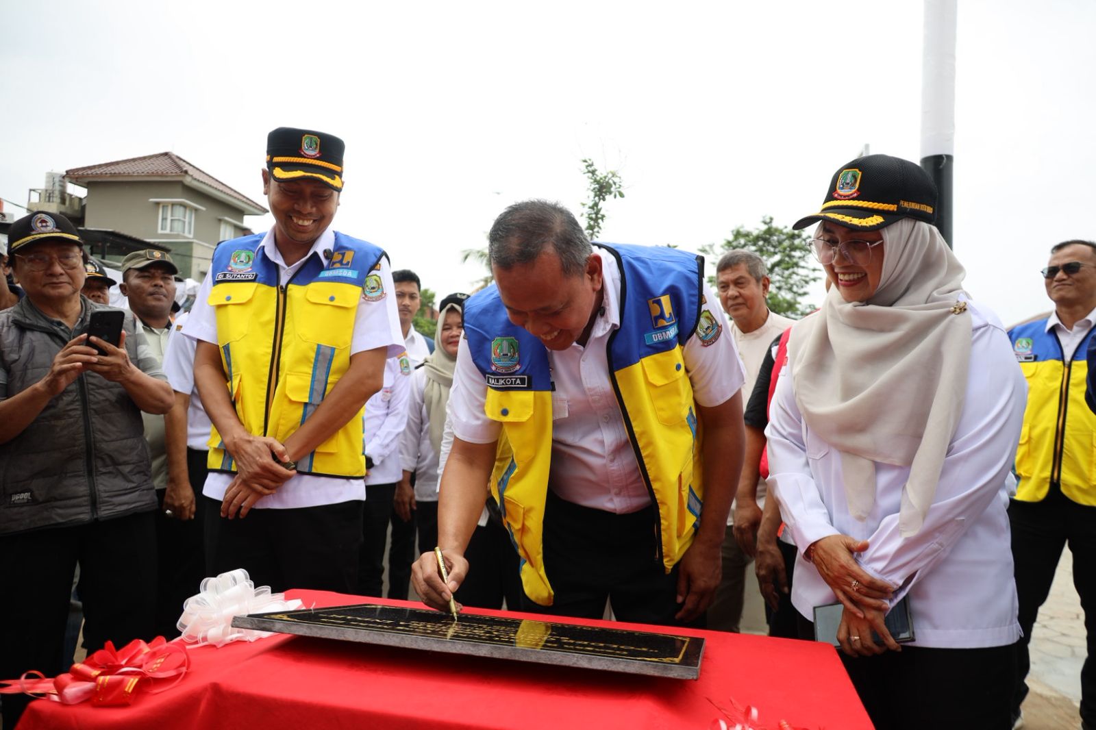 Upaya Cegah Banjir, Wali Kota Bekasi Resmikan Polder Air Griya Bintara