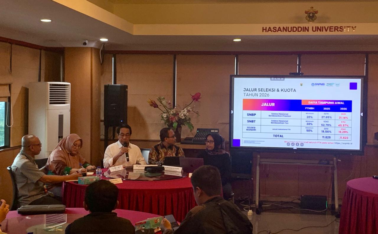 Unhas Siapkan Kuota 11.623 Mahasiswa Baru 2026, Jalur Mana Paling Besar Peluangnya?