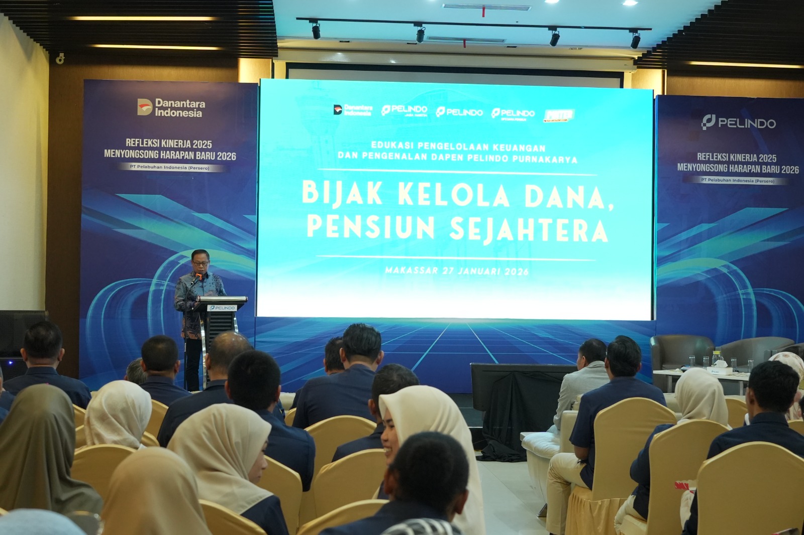 Pelindo Gelar Edukasi Literasi Keuangan dan Pengenalan Dana Pensiun bagi Pekerja di Makassar