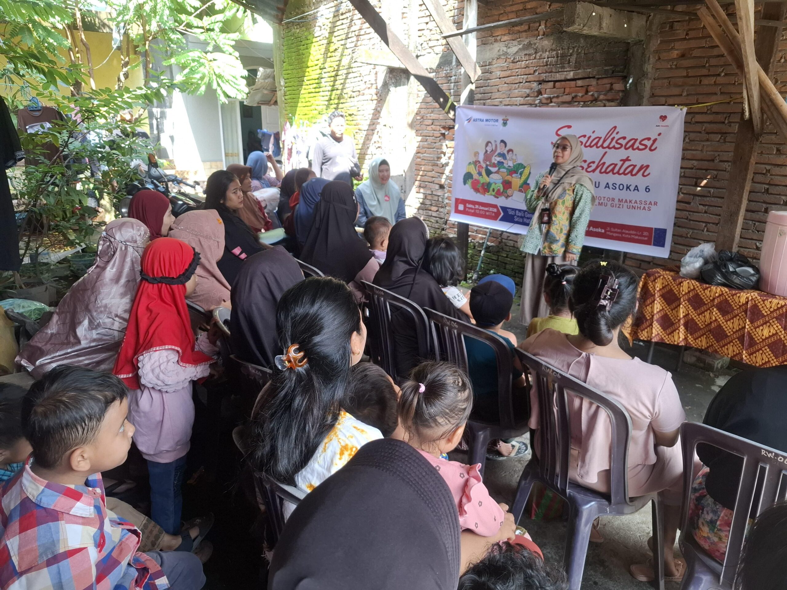 Hari Gizi Nasional 2026, Asmo Sulsel Gelar Edukasi Gizi Balita dan Ibu Hamil 