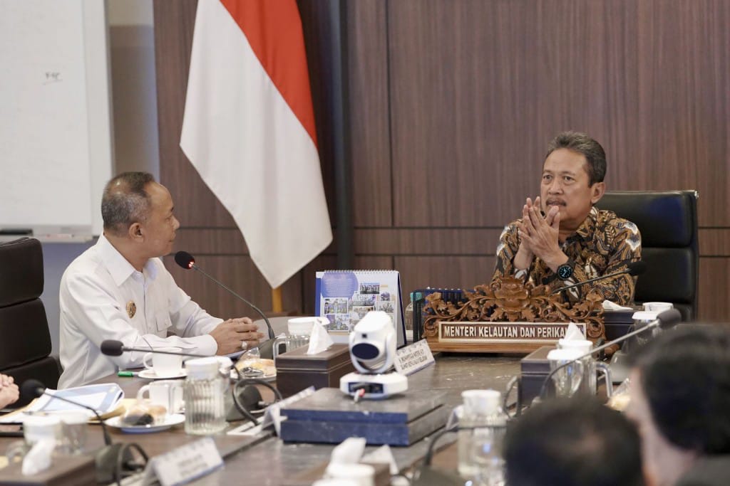 Bupati Selayar, Muh. Natsir Ali Saat Menemui Menteri Kelautan dan Perikanan, Sakti Wahyu Trenggono