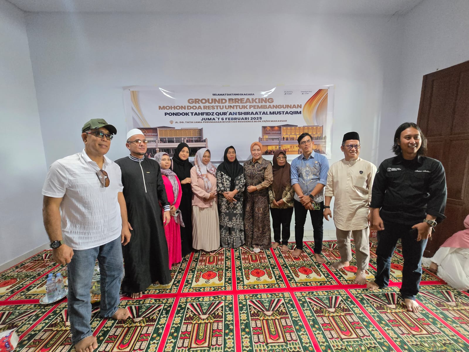 Ground Breaking Pembangunan Pondok Tahfidz Shiraathal Mustaqiim Makassar
